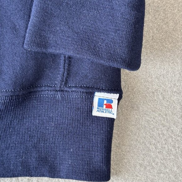 Y2K Russell San Diego California Crewneck Sweatshirt Unisex S Navy USA College - Picture 4 of 14